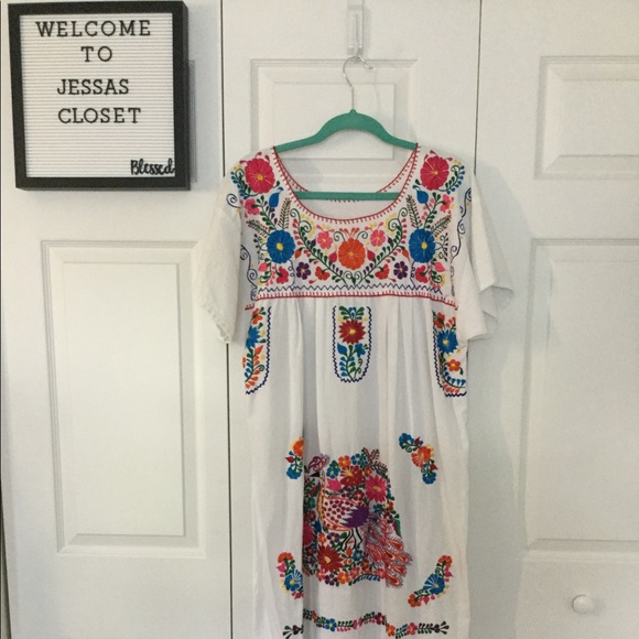 Dresses & Skirts - Mexican dress handmade one size from Mexico.